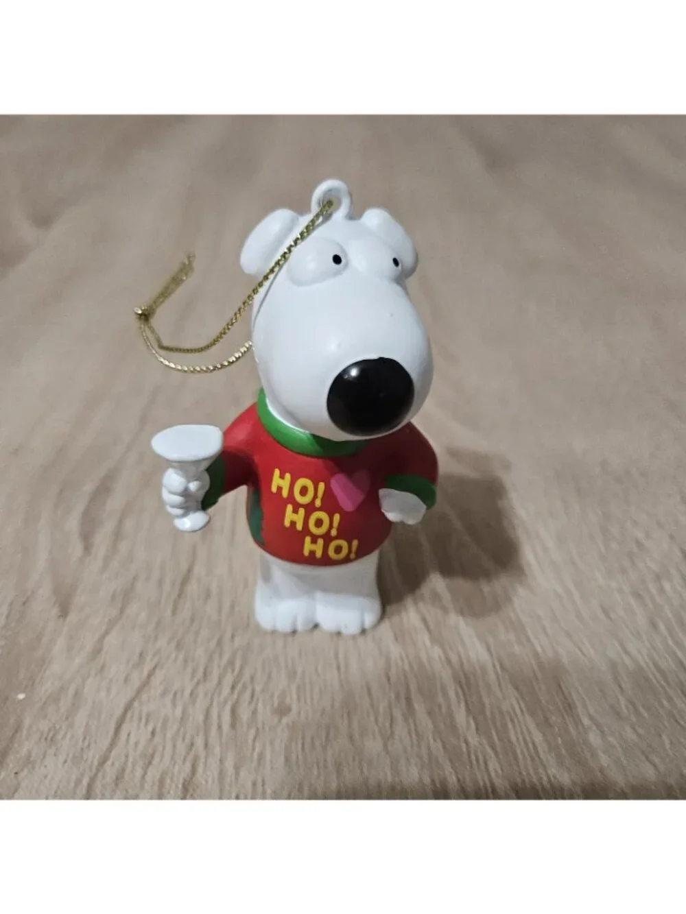 Set Of 2 Family Guy Christmas Ornaments Brian & Peter Griffin